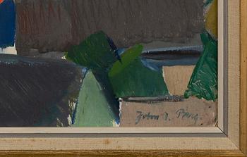 JOHN IVAR BERG, olja på pannå, signerad.