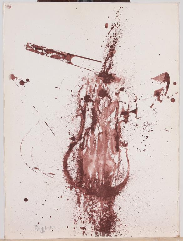 FERNANDEZ ARMAN, färglitografi, sign o numr 74/190.