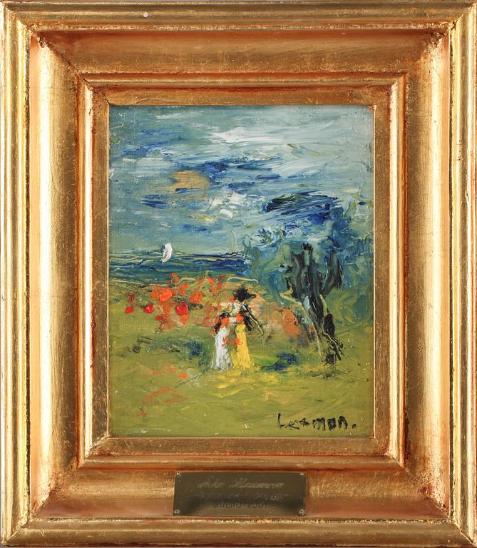 ÅKE LEXMON, olja på duk, signerad.