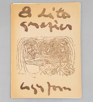 Asger Jorn, Folder with 7 lithographs from: "8 Lithographs".