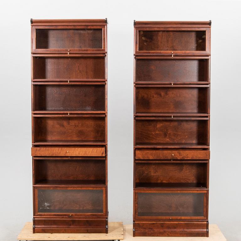 Bookshelves a pair Boknäs Finland 21st century.