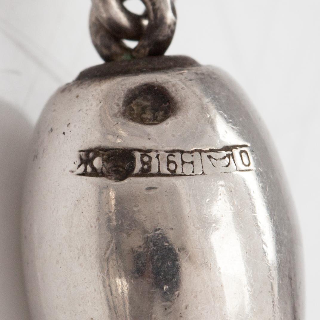 A set of sterling silver necklace and bracelet "Halikko treasure". Kalevala Koru, Helsinki 1967-72.