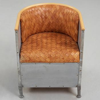 MATS THESELIUS, "Aluminiumfåtöljen", Källemo efter 1990.