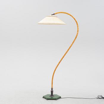 An Art Deco floor lamp, 1940s.