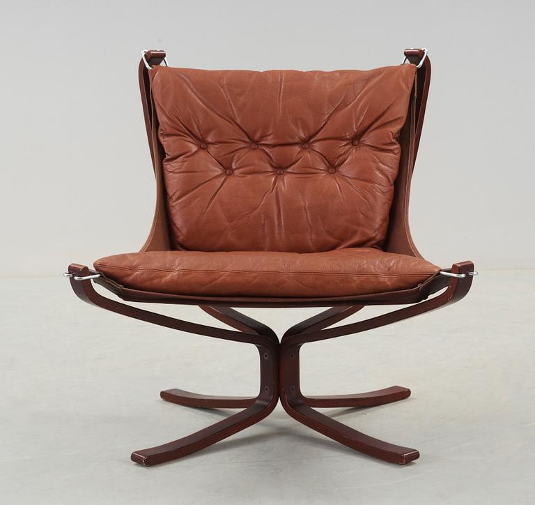 FÅTÖLJ, "Falcon chair", Sigurd Russel, Vatne möbler, 1970-tal.