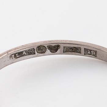 A brilliant cut diamond ring by Evert Lindberg, Göteborg, 1966.