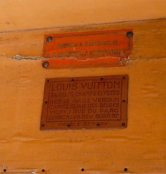 LOUIS VUITTON, resekoffert, tidigt 1900-tal.