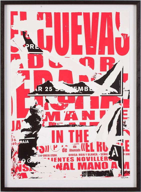 MARCEL STRÜWER, färgseriegrafi, signerad o numrerad 323/350.