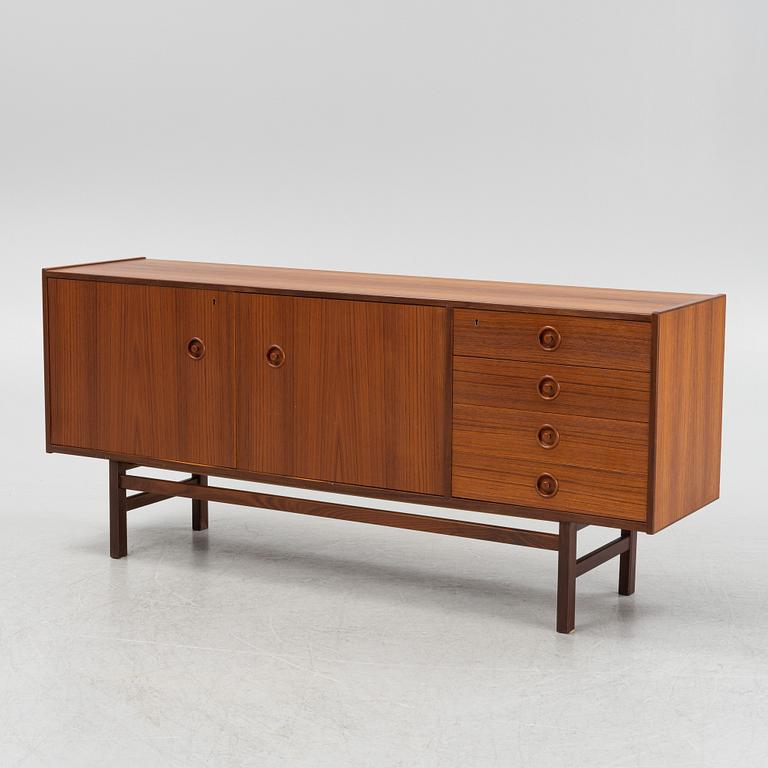 A teak veneered sideboard, mid 20th Century.