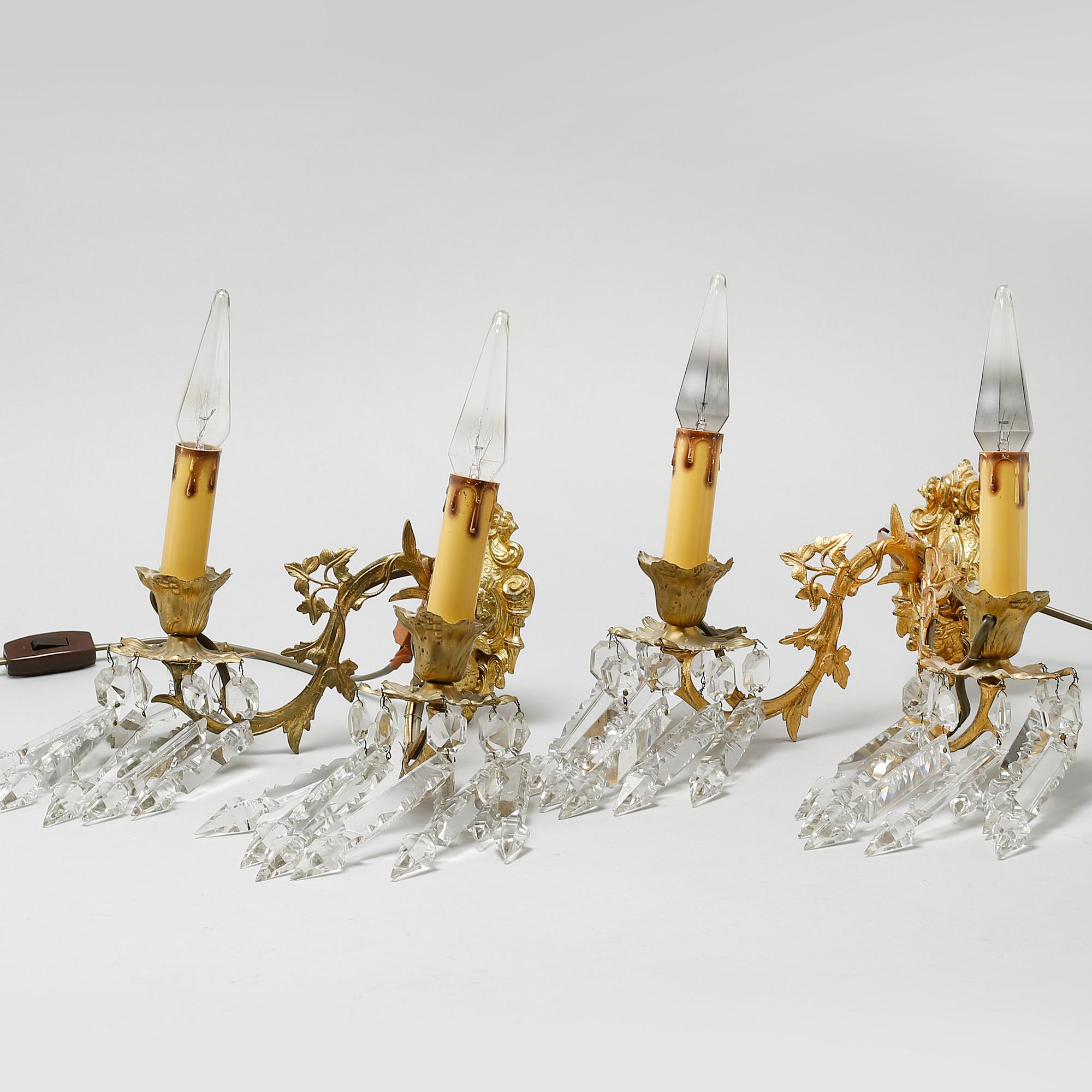 A pair of sconces, second half of the 19th century.