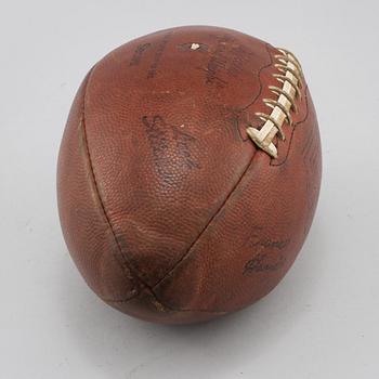 AMERIKANSK FOTBOLL, läder, 1900-talets andra hälft.