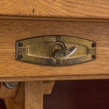 A German oak filing cabinet, first half of the 20th century.