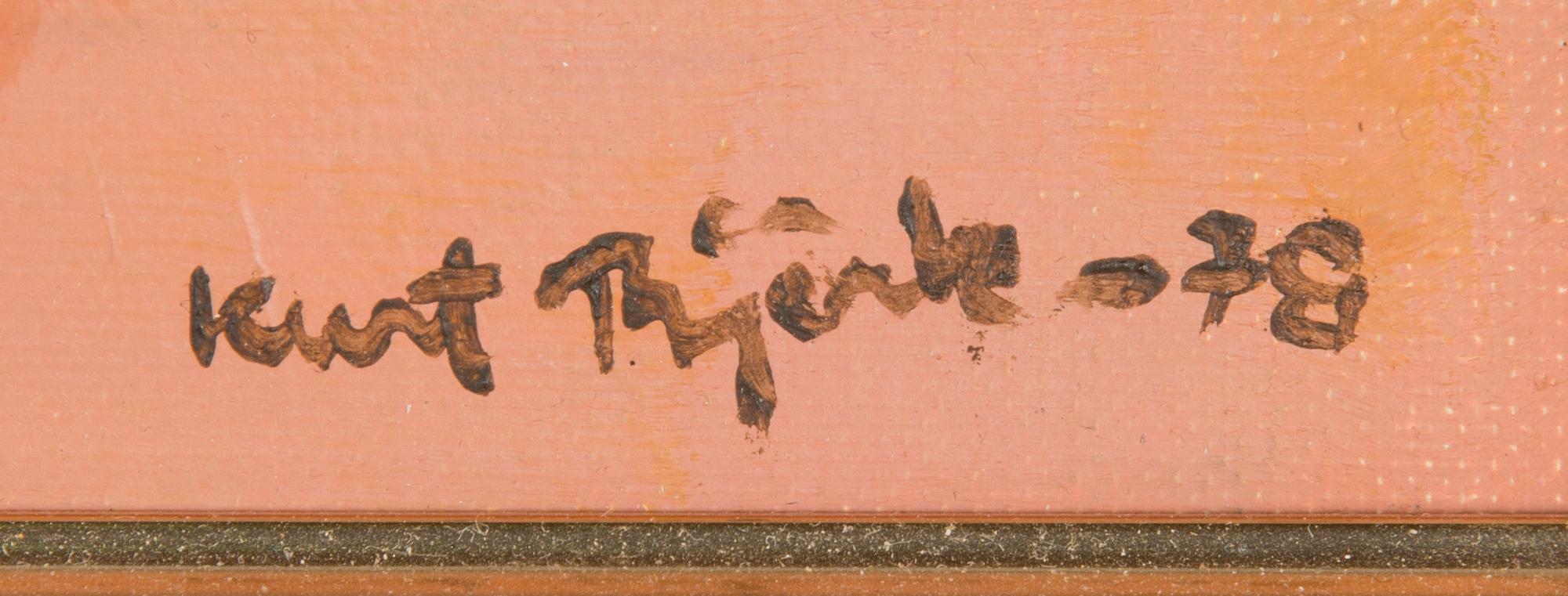 Kurt Björk, olja på duk, signerad och daterad -78.