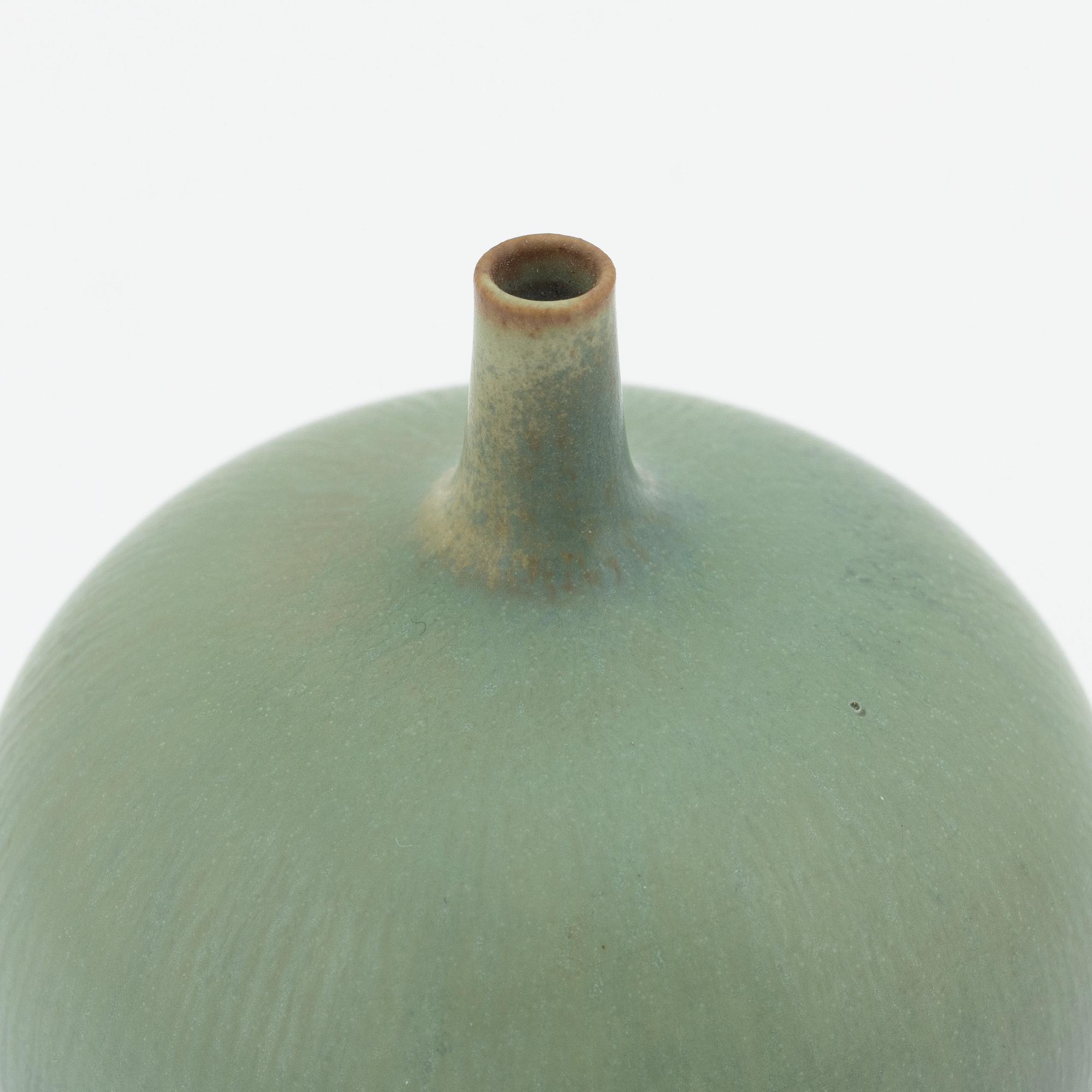 Berndt Friberg, a stoneware vase, Gustavsberg studio 1958.