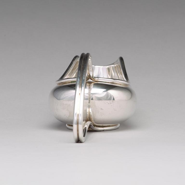 Erik Herløw, a sterling sauceboat, Firma Anton Michelsen, Copenhagen 1960.