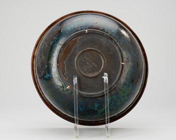 A Wilhelm Kåge Farsta stoneware bowl, Gustavsberg Studio 1933.