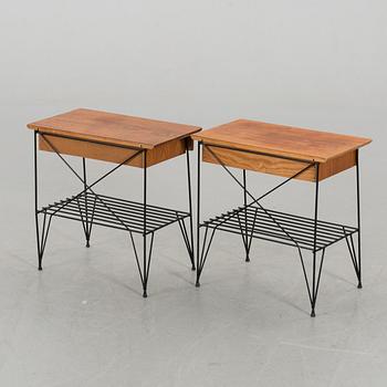 SÄNGBORD, ett par, String-modell, 1950/60-tal.