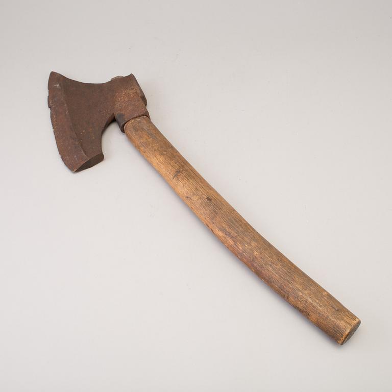 A Swedish iron axe from Wira Bruk, late 19th century.