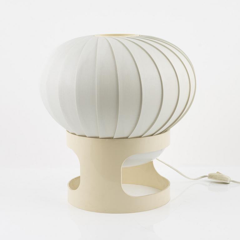 Joe Colombo, table lamp, "Sinjet", plastic, Husqvarna, second half of the 20th century.