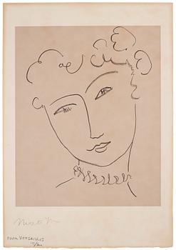 933. Henri Matisse, "Pour Versailles", from "La Pompadour".