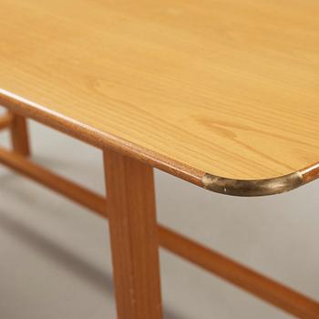 Josef Frank, an ash and mahogany table, Svenskt Tenn, model 590.