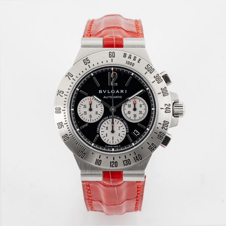 Bulgari, Diagono Chronograph, wristwatch, 40 mm.