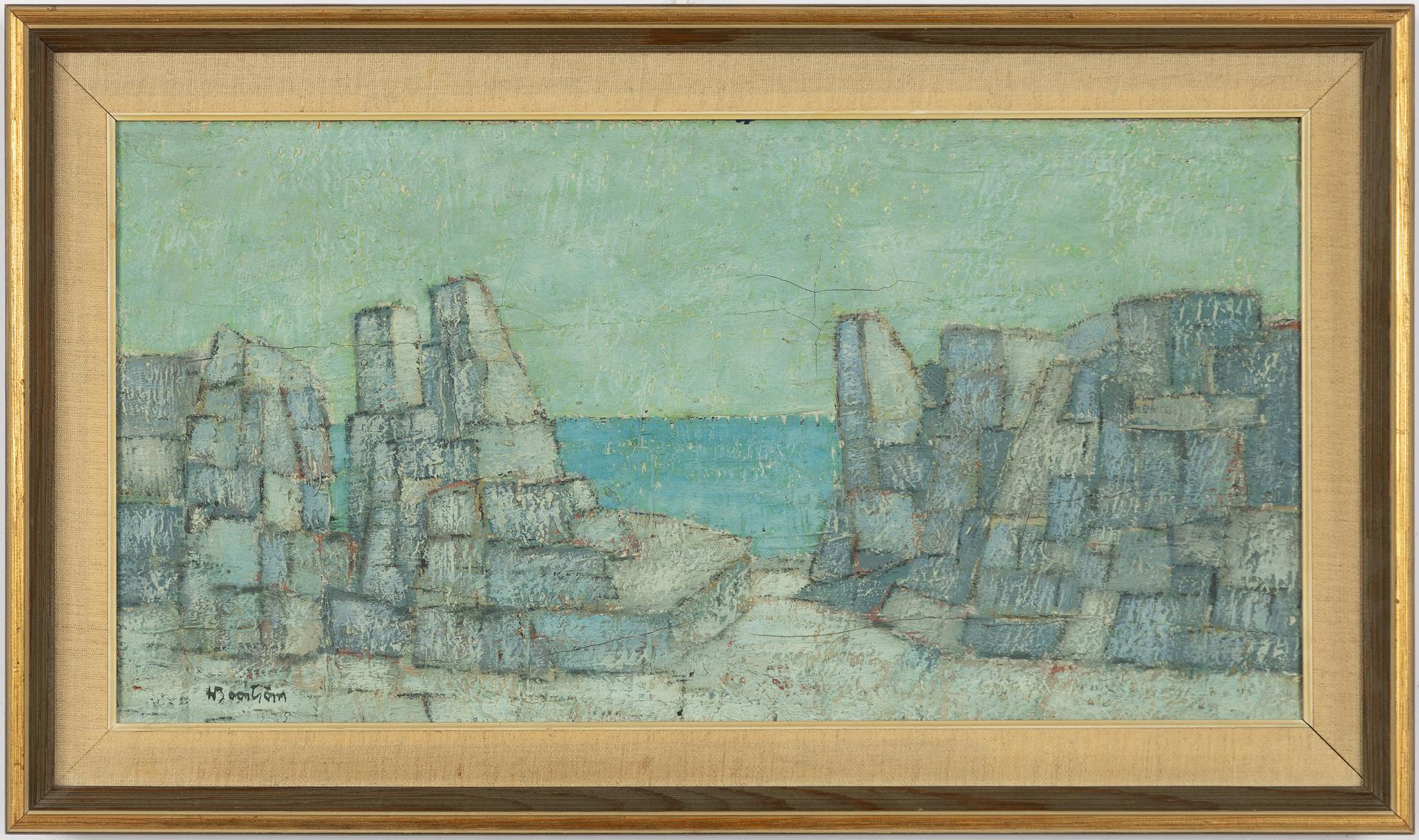 Harry Booström, "Raukar mot havet" (Gotland).