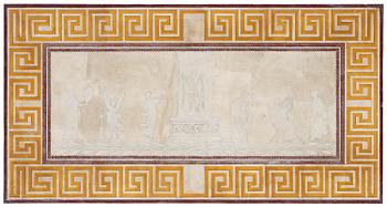 30. A Italian Neoclassical style Scagliola Table top, 19th century, in the manner of Clemente Susini (Florence, 1752-1814).