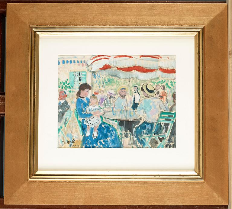 Francois Gall, At the café, Paris.