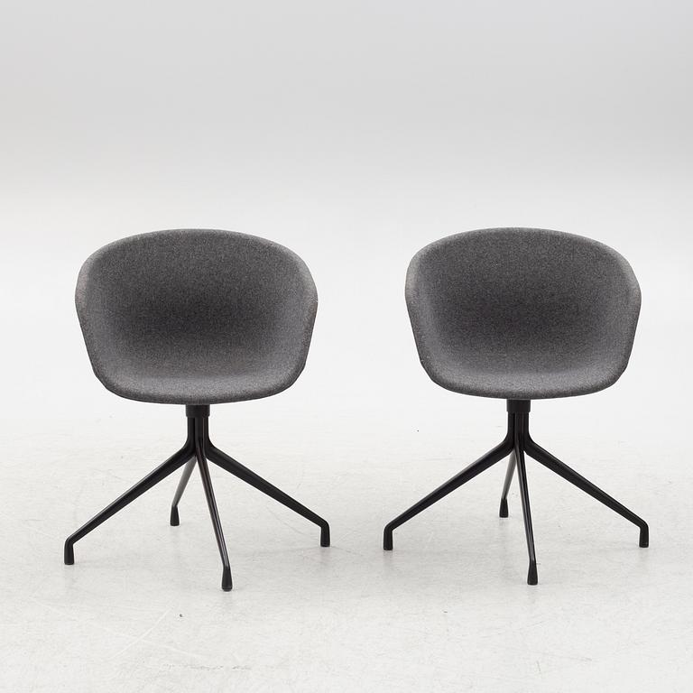 Hee Welling, stolar, ett par, "About A Chair 20", Hay, Danmark, 2000-tal.