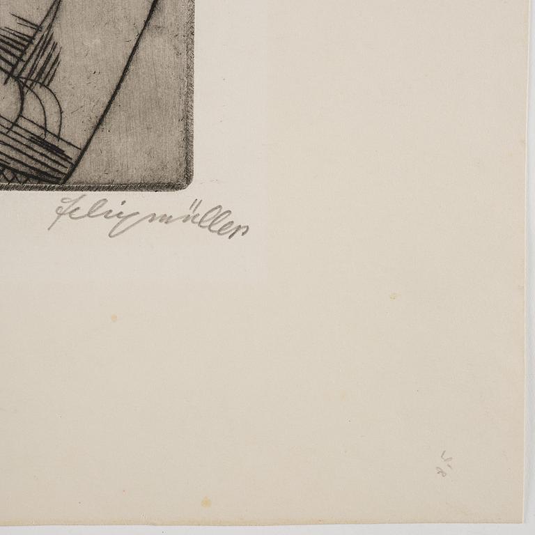 Conrad Felixmüller, "Freunde".