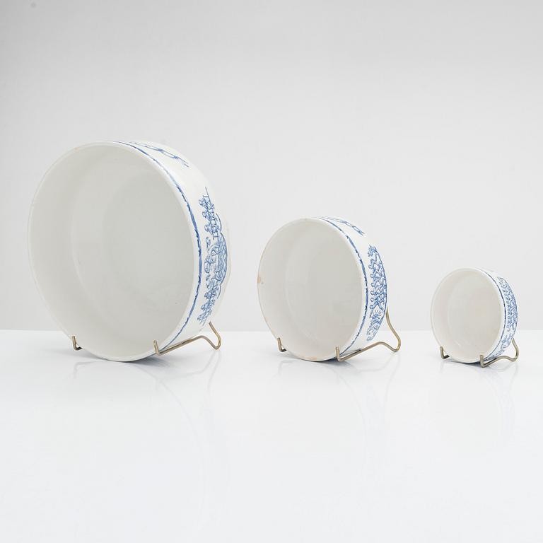 Svea Granlund, bowls, 7 pcs, "Seven Brothers", Arabia, 1928-32.