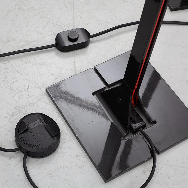 Tobia Scarpa, a pair of 'Papillona' floor lamps, Flos, Italy.