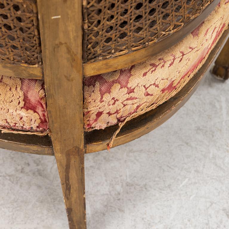 A pair of armchairs, 20th Century.