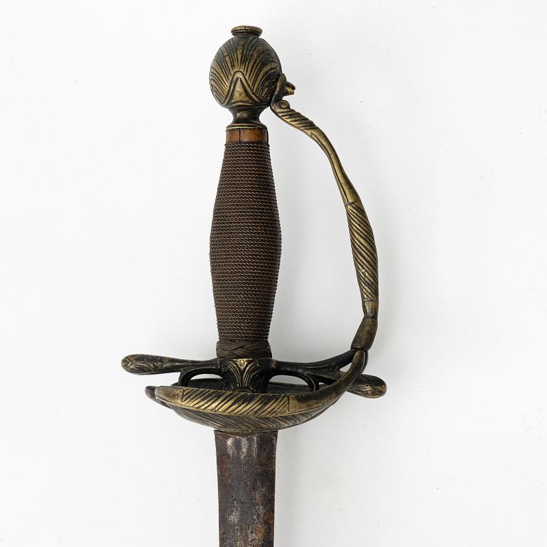 Sword, Rococo style, likely late 18th century.