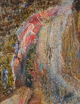 Jayashree Chakravarty, "Affection", signed and dated 1987 verso.