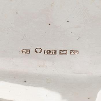 A silver centrepiece bowl, import mark Oskar Lindroos, Helsinki 1929.