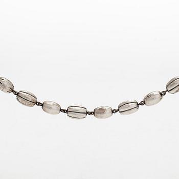 Kalevala Koru, A sterling silver necklace bracelet and earrings, "The Treasure from Halikko" 1979 and 1988.