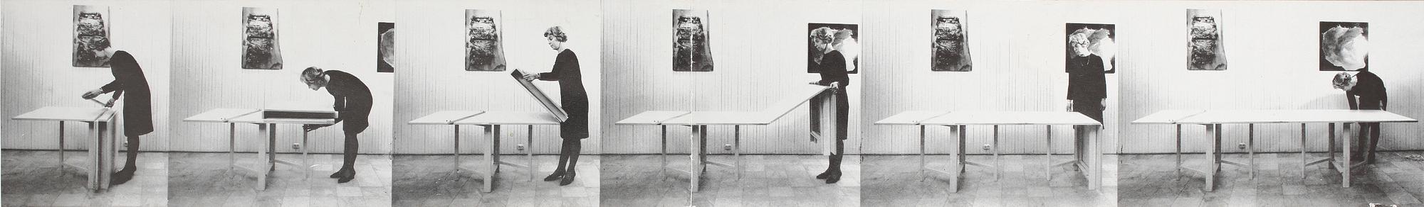 SLAGBORD, "Maria flap", Bruno Mathsson International, Värnamo, 1900-talets fjärde kvartal.