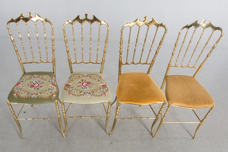 STOLAR, 4 st, Chiavari, Italien, 1900-talets mitt/andra hälft.