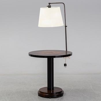 GOLVLAMPA MED BORD, 1920-/1930-tal.