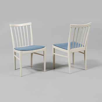 STOLAR, 4 st, "Herrgården", Carl Malmsten, Bodafors, delvis daterade 1964.