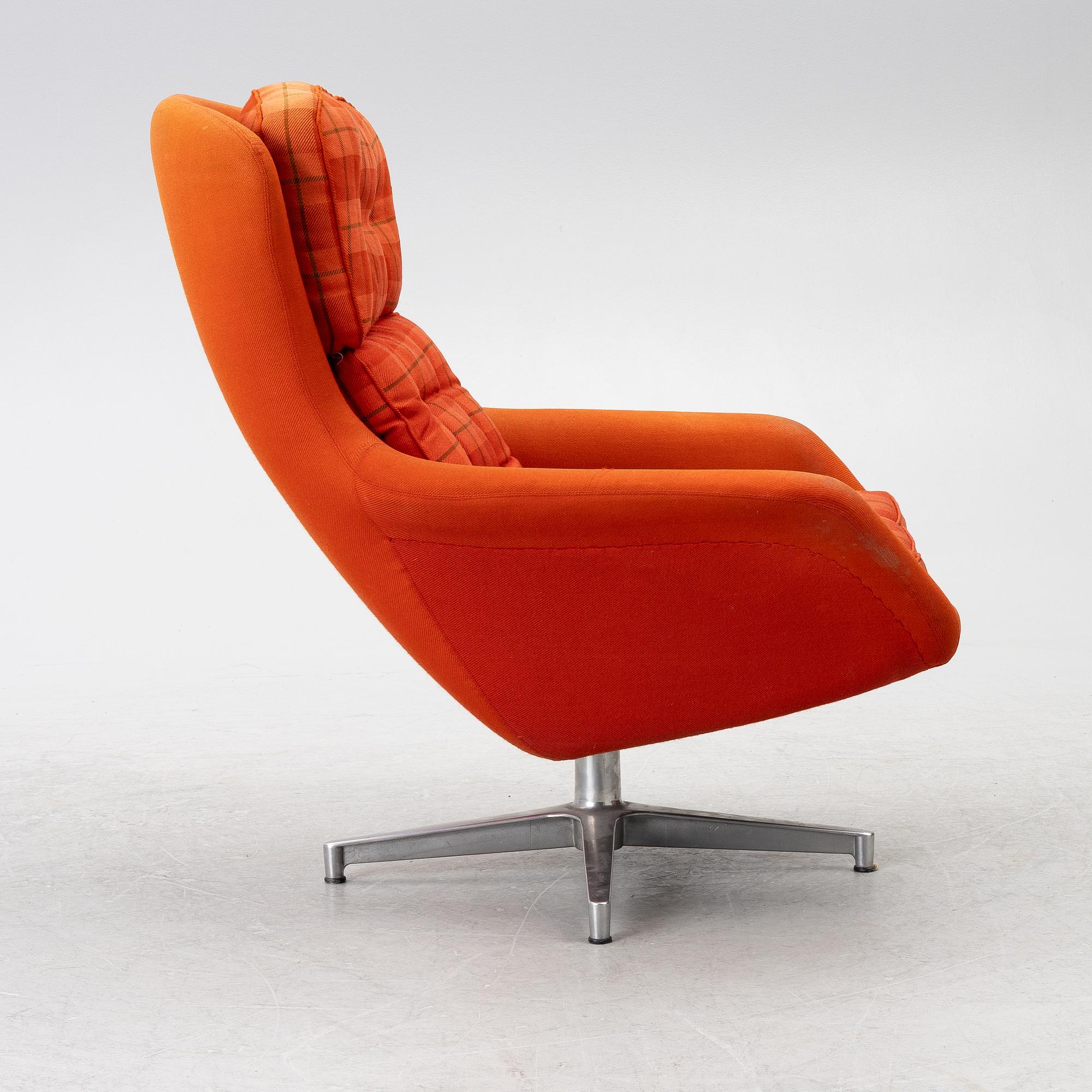 Alf Svensson, a 'Form 7' armchair, DUX, Sweden, 1970's.