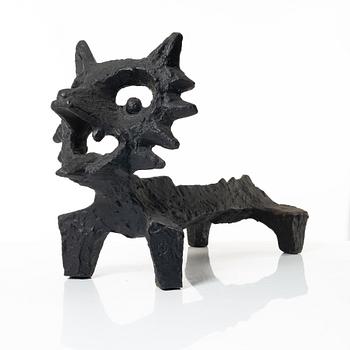 Olle Hermansson, fire dog, "The Fox", Husqvarna.