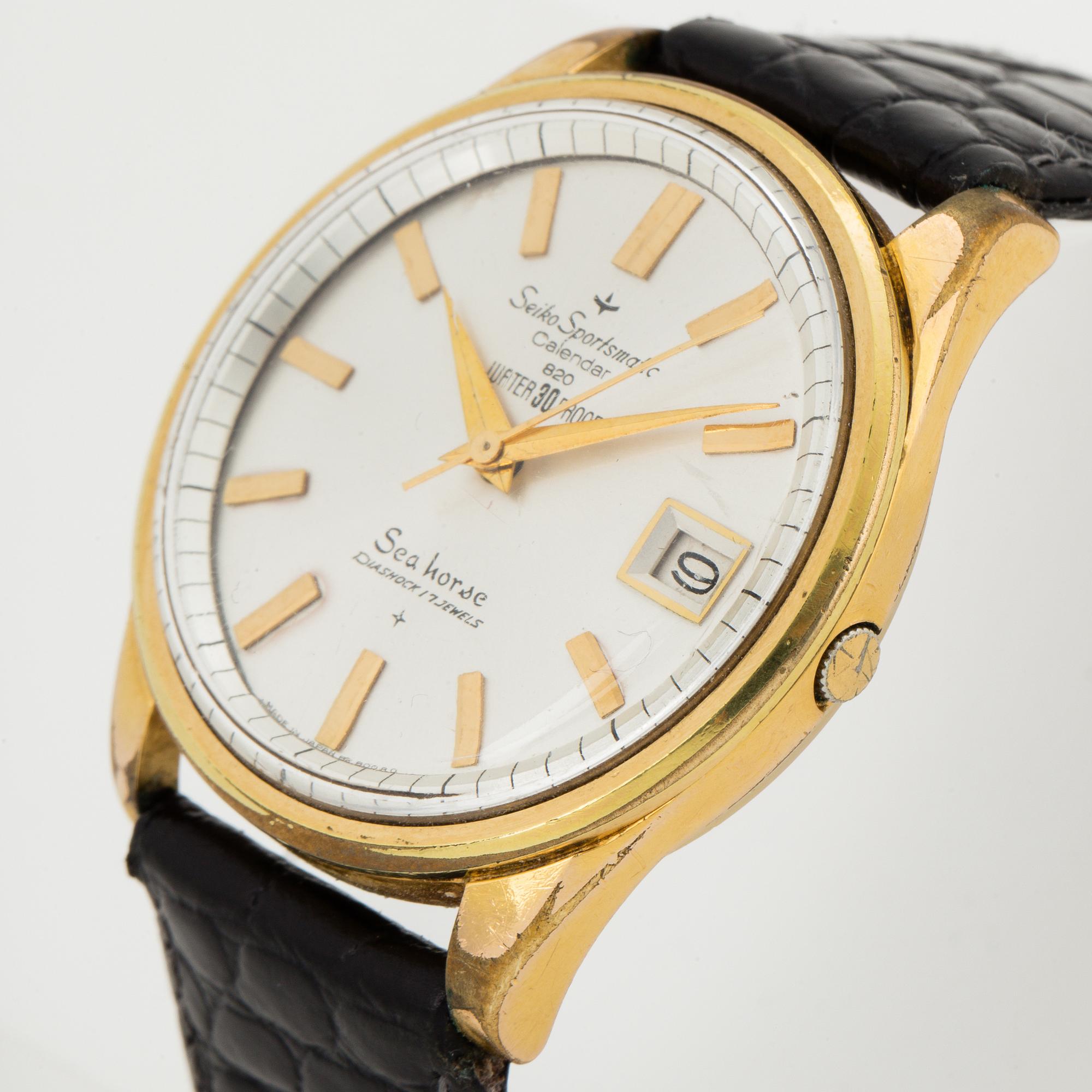 SEIKO, Sportsmatic, wristwatch, 37 mm.