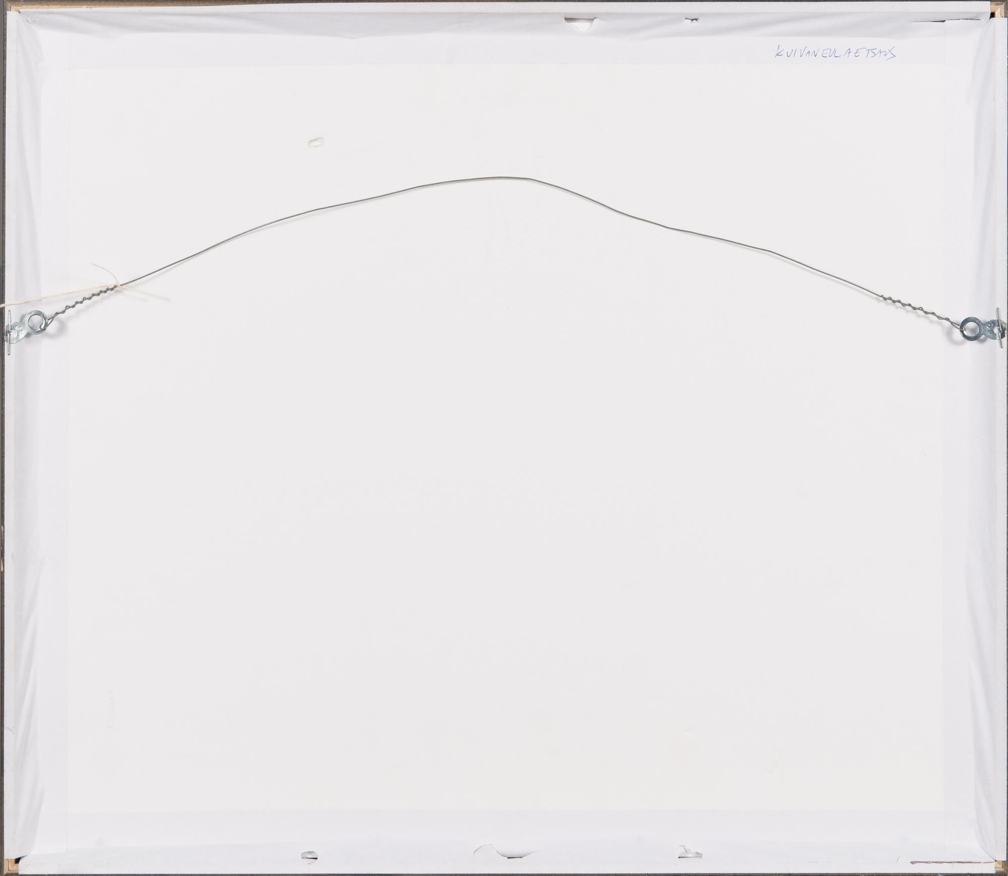 Santeri Salokivi, kuivaneula, signeerattu lyijykynällä.