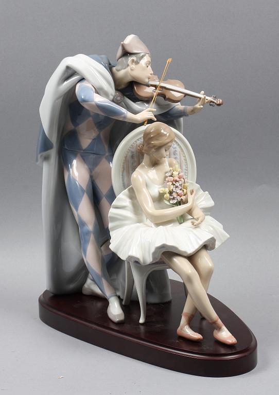 FIGURGRUPP, porslin, Lladro, märkt: No. 2.268, tillverkningsår 1993-1994.