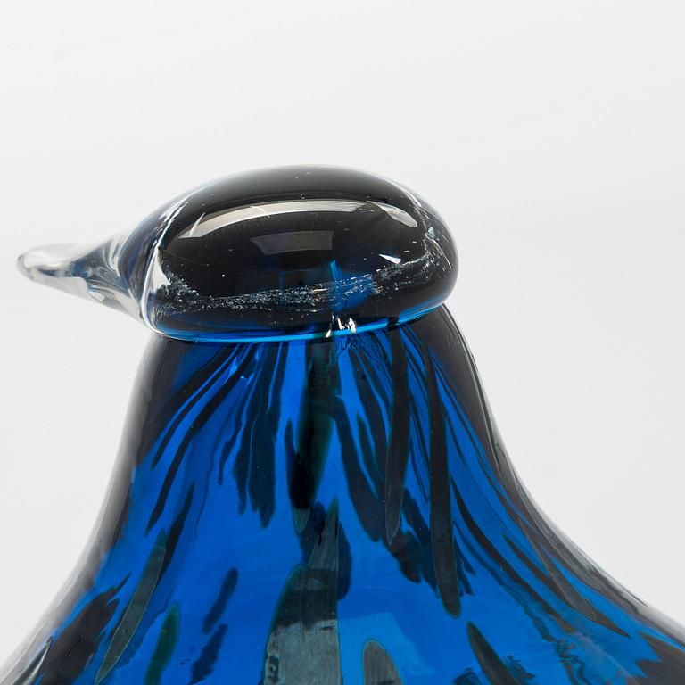 Oiva Toikka, glasfågel, signerad O. Toikka Nuutajärvi, numrerad 44/500.