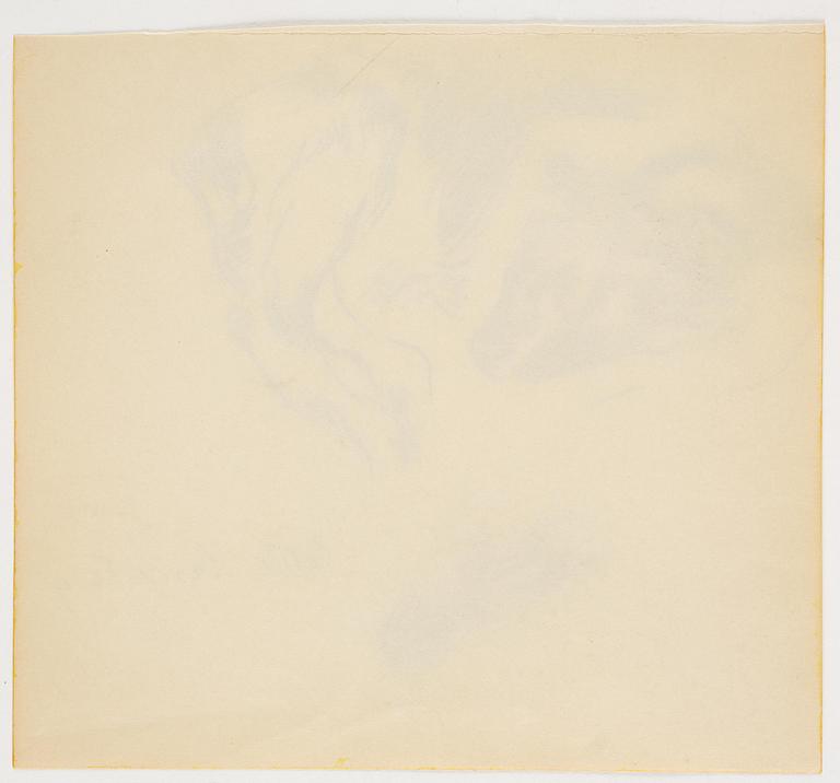 Lotte Laserstein, Study of a calf.