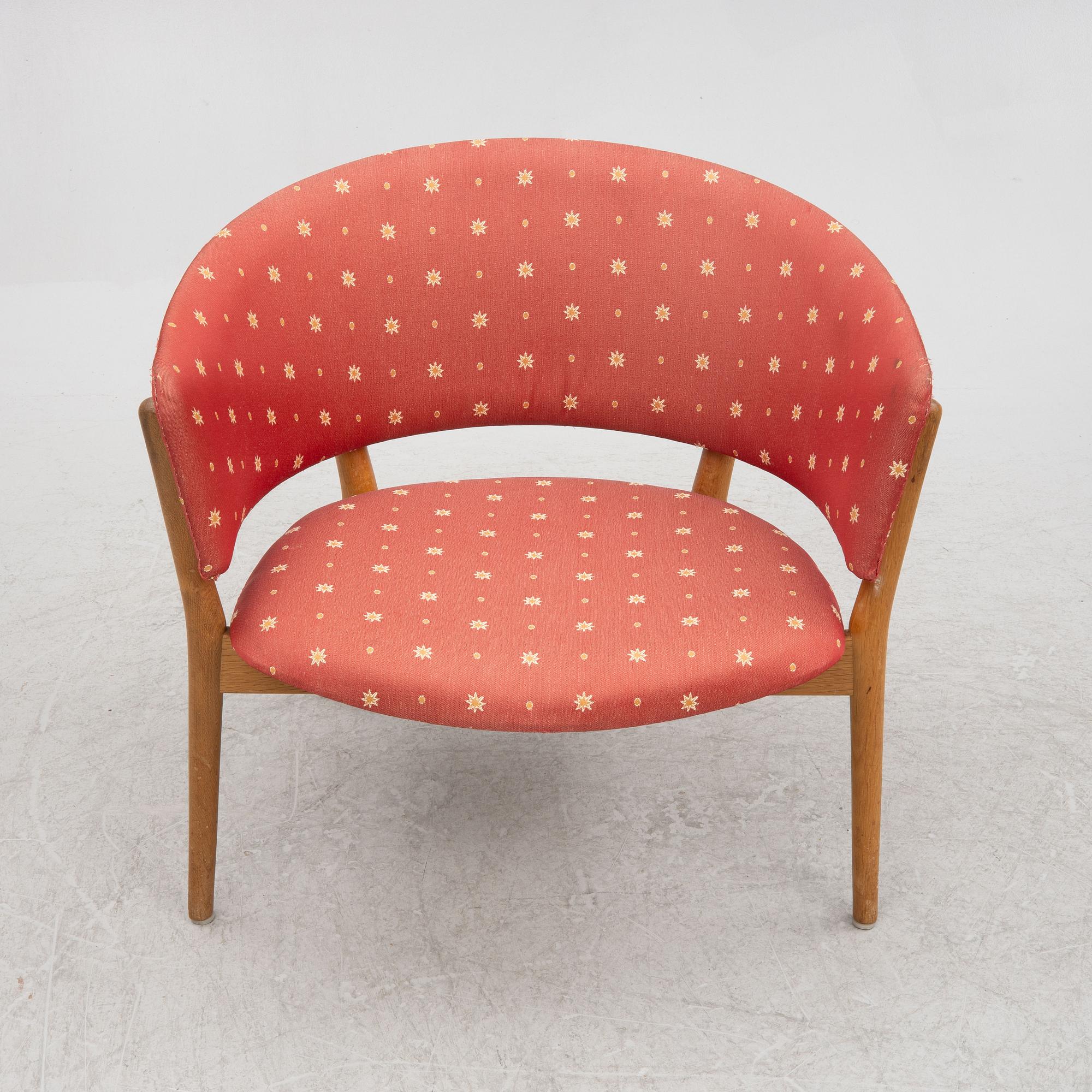 Jörgen and Nanna Ditzel, a pair of armchairs, 'Kitani ND-01', Willadsen, Vejen, 1950's.